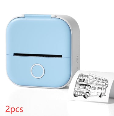 Portable Mini Thermal Label Printer Home Photo Printer Student Wrong Question Printer Bluetooth-compatible Mini Label Printer Price Tag - 𝓢𝓱𝓸𝓹𝓵𝓮𝓬𝔂