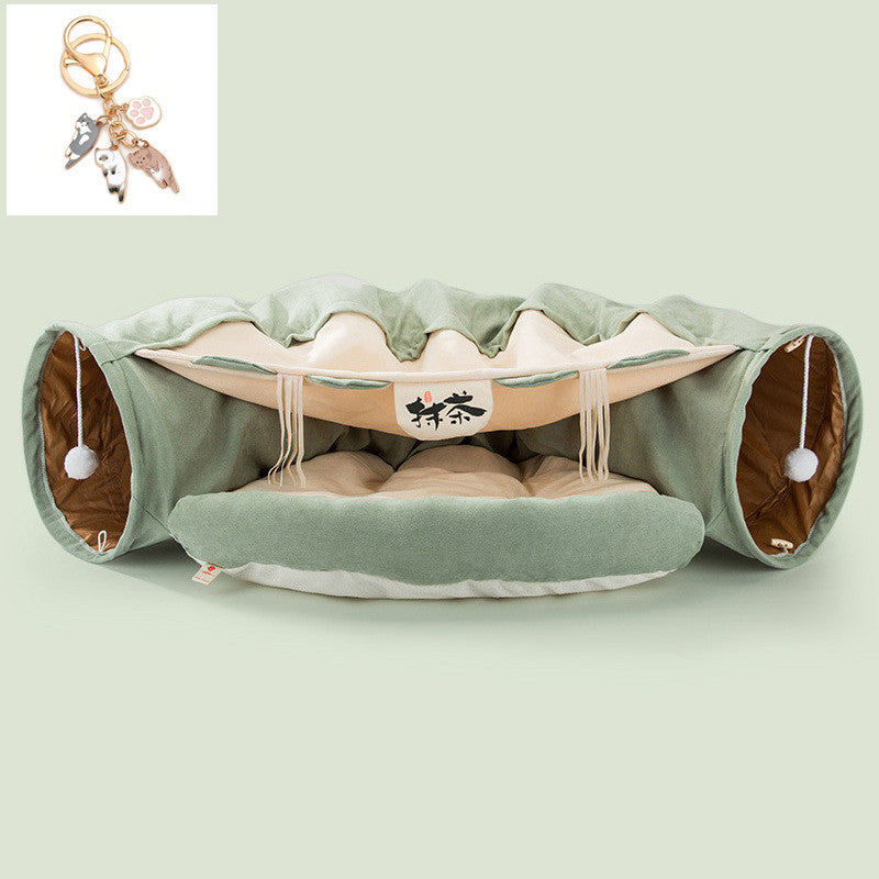 Collapsible Cat Tunnel Durable Washable Collapsible - 𝓢𝓱𝓸𝓹𝓵𝓮𝓬𝔂