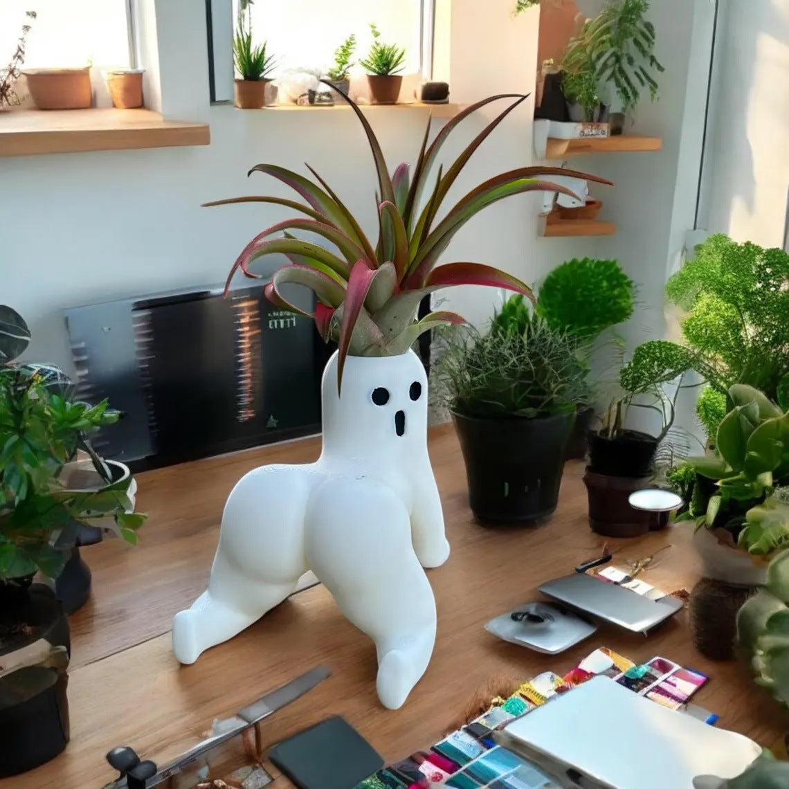 Doll Flowerpot Decoration Home Spoof Potted Resin Crafts - 𝓢𝓱𝓸𝓹𝓵𝓮𝓬𝔂