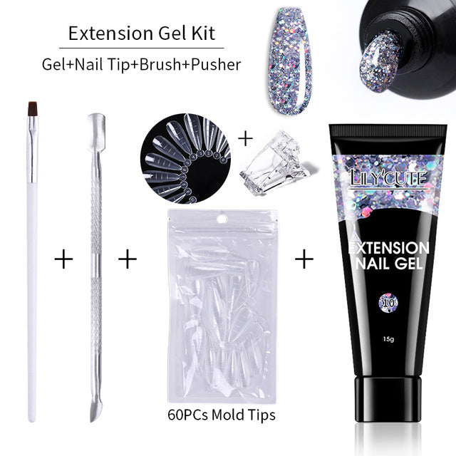 15ml Nail Extension Gel Kit - 𝓢𝓱𝓸𝓹𝓵𝓮𝓬𝔂