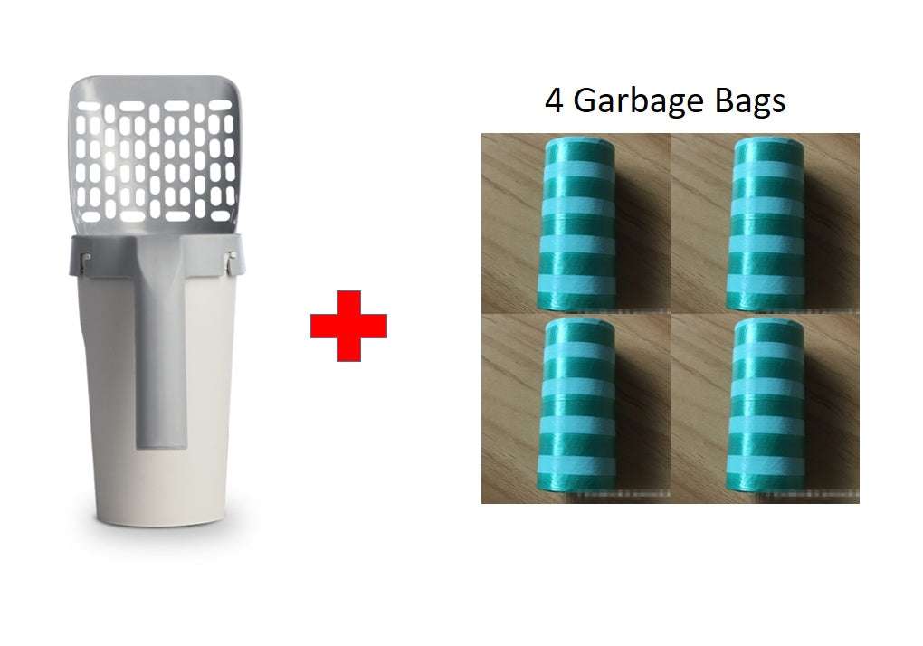 Storage Box Integrated Lazy Cat Litter Shovel Set - 𝓢𝓱𝓸𝓹𝓵𝓮𝓬𝔂