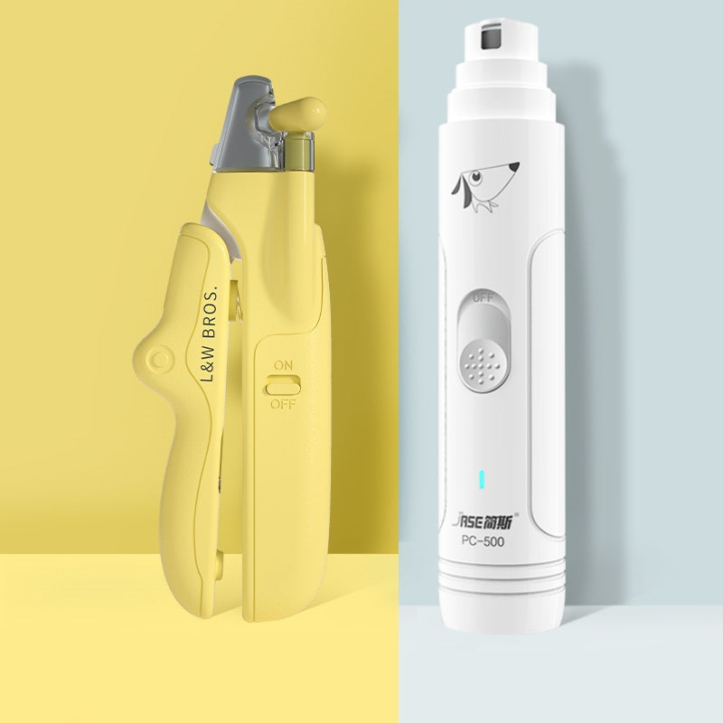 Pet Nail Clippers With LED Light Dogs Cat Nail Scissors Professional Trimmer Tool Care Grooming Supplies - 𝓢𝓱𝓸𝓹𝓵𝓮𝓬𝔂