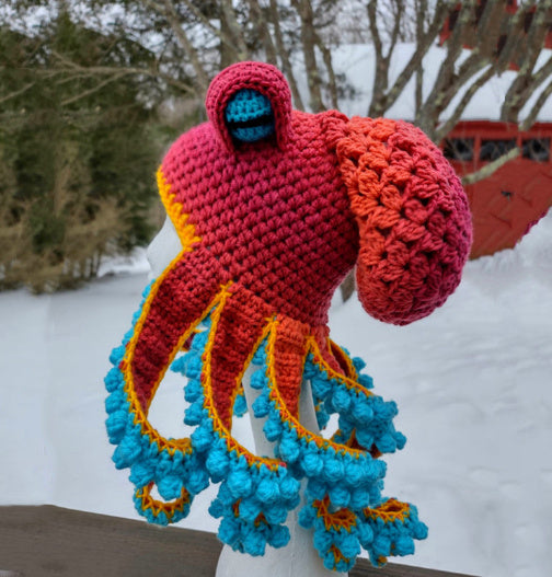 New Adult Hat Tricky And Funny Octopus Headgear Handmade Crochet Woolen Hat - 𝓢𝓱𝓸𝓹𝓵𝓮𝓬𝔂
