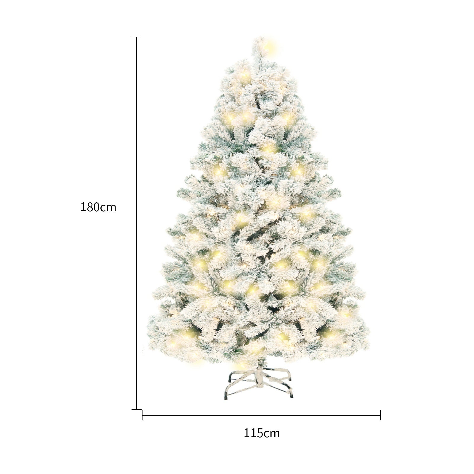 Christmas Tree PVC Artificial Snow Christmas Tree Mall Window Decoration Tree Cedar Christmas Tree Christmas Decoration Supplies - 𝓢𝓱𝓸𝓹𝓵𝓮𝓬𝔂