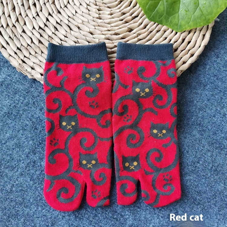 Two-toe Socks Split Toe Women's Cotton Socks - 𝓢𝓱𝓸𝓹𝓵𝓮𝓬𝔂