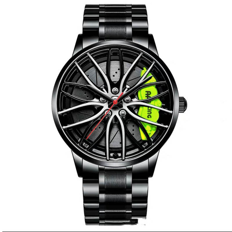 Automatic Movement Watch Waterproof Wheel Style Non-mechanical Watch - 𝓢𝓱𝓸𝓹𝓵𝓮𝓬𝔂