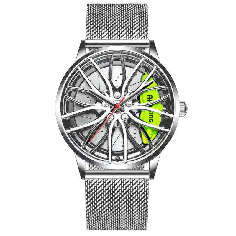Automatic Movement Watch Waterproof Wheel Style Non-mechanical Watch - 𝓢𝓱𝓸𝓹𝓵𝓮𝓬𝔂