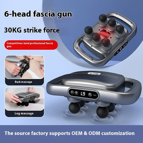 12 Head Massage Gun Waist Back Deep High Frequency Vibration Muscle Relaxation Massager - 𝓢𝓱𝓸𝓹𝓵𝓮𝓬𝔂