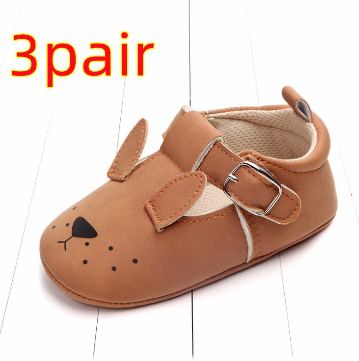 Spring and autumn cartoon animal baby shoes matte leather non-slip soft bottom baby shoes wholesale 0884 - 𝓢𝓱𝓸𝓹𝓵𝓮𝓬𝔂