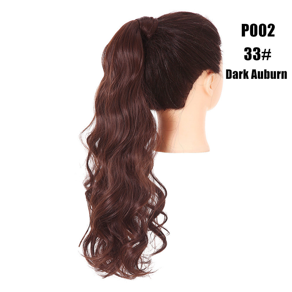 European And American Style Wig Fluffy Natural Ponytail - 𝓢𝓱𝓸𝓹𝓵𝓮𝓬𝔂