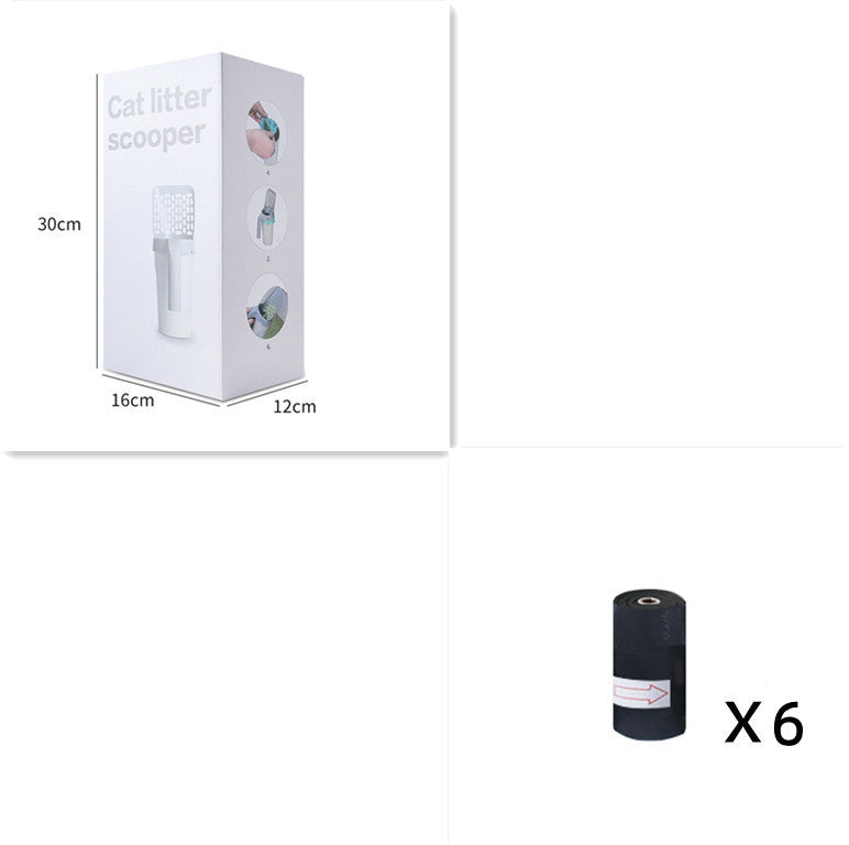 Plastic Cat Litter Scoop Pet Care Sand Waste Scooper Shovel Hollow Cleaning Tool - 𝓢𝓱𝓸𝓹𝓵𝓮𝓬𝔂