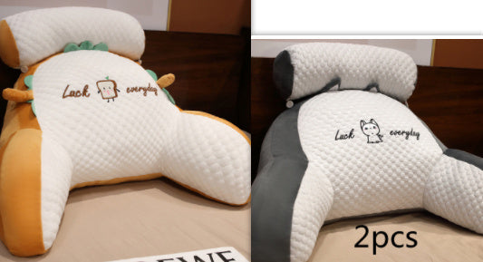 Sofa Fluffy Cushion Luncheon Pillow Triangle Reading Cushion Bedside Soft Large Backrest Lumbar Cushion Office Chair Cushion - 𝓢𝓱𝓸𝓹𝓵𝓮𝓬𝔂