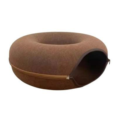 Four Seasons Available Cat Round Felt Pet Nest - 𝓢𝓱𝓸𝓹𝓵𝓮𝓬𝔂