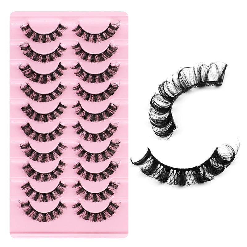 False Eyelashes, DD Curve, Thick, Eyelash, Ten Pairs - 𝓢𝓱𝓸𝓹𝓵𝓮𝓬𝔂