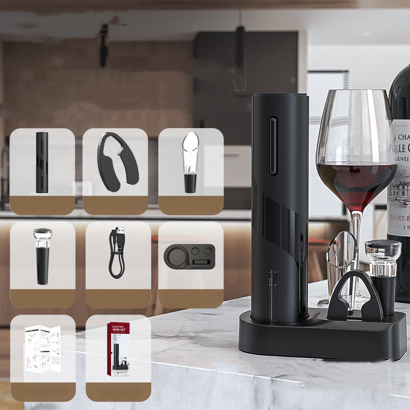 Electronic Bottle Opener Qier Plastic USB Rechargeable Wine Electric Electronic Bottle Opener - 𝓢𝓱𝓸𝓹𝓵𝓮𝓬𝔂