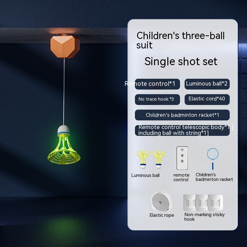 Badminton Racket Single Trainer Automatic Rebound Swing