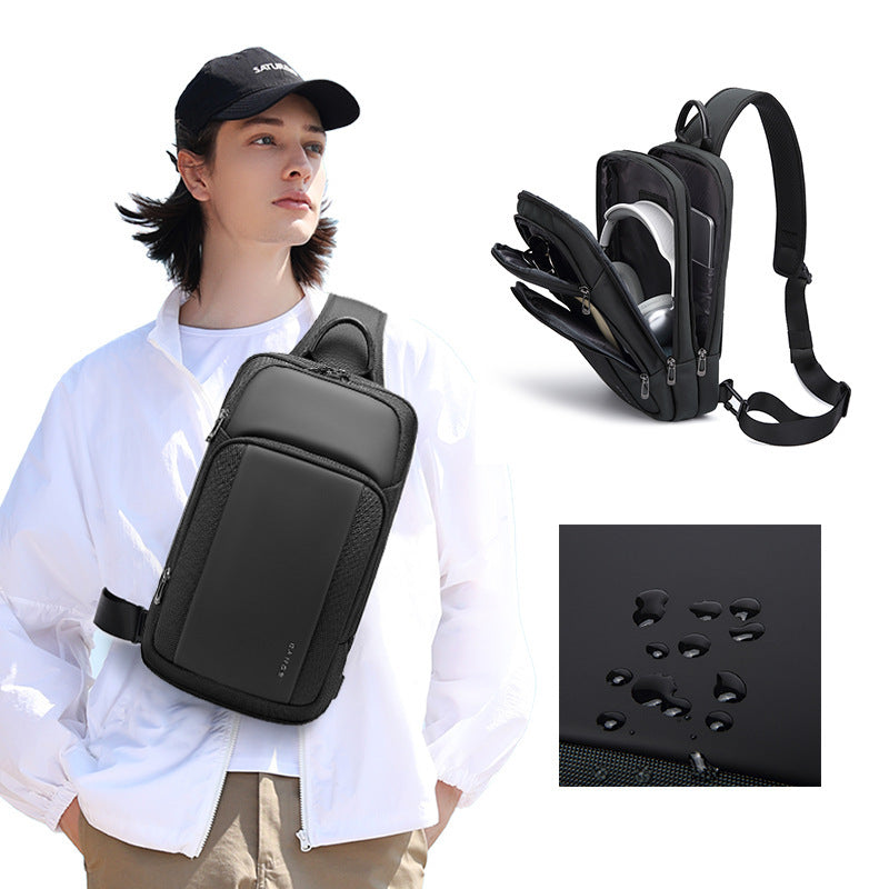 Men's Waterproof Leisure Shoulder Chest Bag - 𝓢𝓱𝓸𝓹𝓵𝓮𝓬𝔂