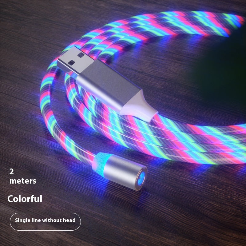 Magnetic Charging Cable Streamer Fast Charging Cable Lighting Micro USB Cable LED Magnet Charger Type-C Cable - 𝓢𝓱𝓸𝓹𝓵𝓮𝓬𝔂