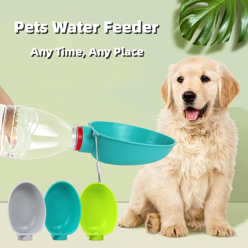 Portable Dog Drinking Bowl Outdoor Water Feeding Pet Outside Water Cup Dog Kettle For Small Breeds Dogs Pets Products - 𝓢𝓱𝓸𝓹𝓵𝓮𝓬𝔂