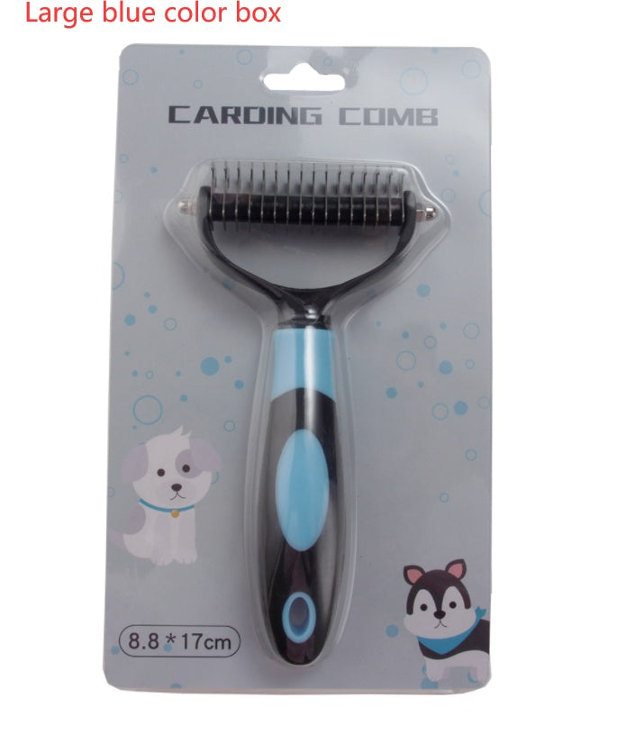 Pets Dematting Comb Pet Dog Cleaning Hair Removal Comb - 𝓢𝓱𝓸𝓹𝓵𝓮𝓬𝔂