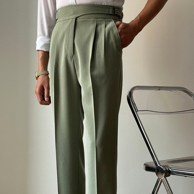 High Waist Slim Fit Business Casual Trousers - 𝓢𝓱𝓸𝓹𝓵𝓮𝓬𝔂