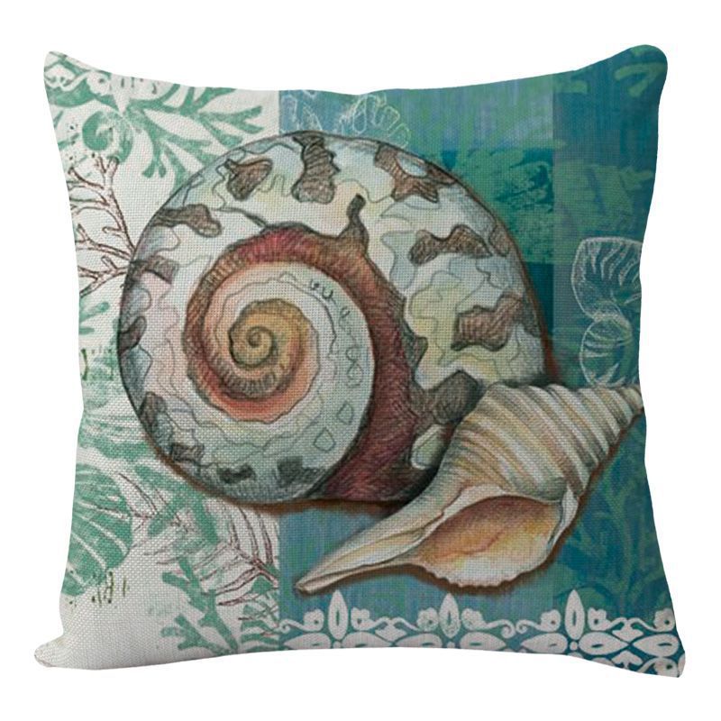 Cushion Covers Sea Turtle Printed Throw Pillow Cases For Home Decor Sofa Chair Seat - 𝓢𝓱𝓸𝓹𝓵𝓮𝓬𝔂