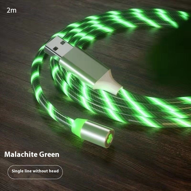 Magnetic Charging Cable Streamer Fast Charging Cable Lighting Micro USB Cable LED Magnet Charger Type-C Cable - 𝓢𝓱𝓸𝓹𝓵𝓮𝓬𝔂