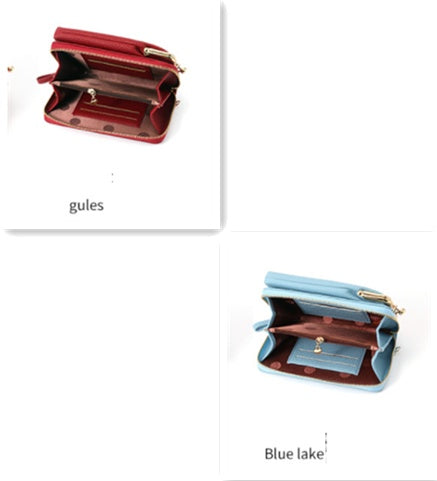 Fashion Lychee Pattern Solid Color Diagonal Shoulder Bag - 𝓢𝓱𝓸𝓹𝓵𝓮𝓬𝔂