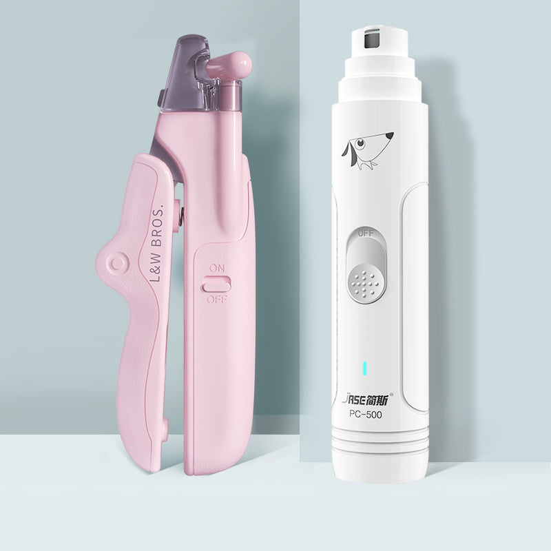 Pet Nail Clippers With LED Light Dogs Cat Nail Scissors Professional Trimmer Tool Care Grooming Supplies - 𝓢𝓱𝓸𝓹𝓵𝓮𝓬𝔂