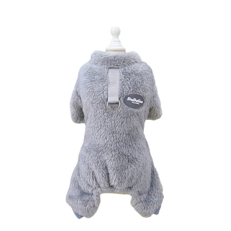 Pet Clothes Dog New Tricolor Pull Loop Four Leg Sweater Winter Keep Warm - 𝓢𝓱𝓸𝓹𝓵𝓮𝓬𝔂