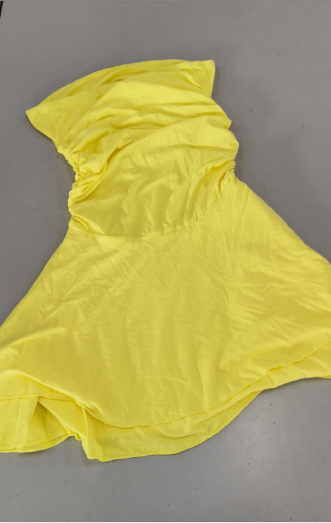 Y2K Tube-top Short Dress Summer Sexy Pleated Tight Dresses For Womens Clothing - 𝓢𝓱𝓸𝓹𝓵𝓮𝓬𝔂