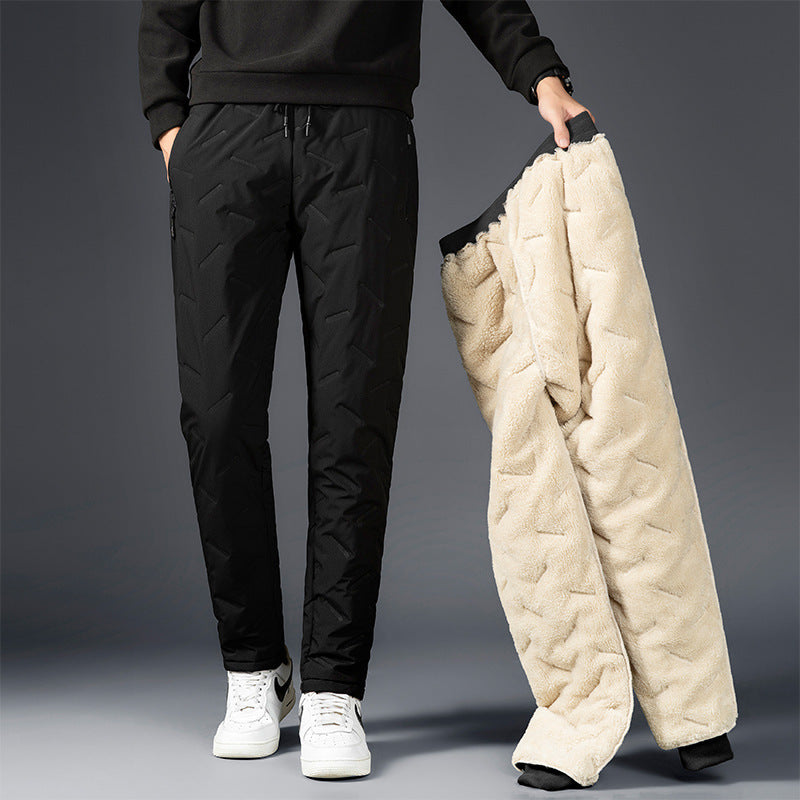 Men's Padded Cotton Trousers With Cashmere - 𝓢𝓱𝓸𝓹𝓵𝓮𝓬𝔂