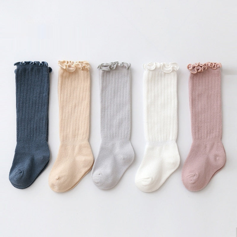 Children's Wooden Ear Over The Knee Mid-calf Length And Knee High Socks - 𝓢𝓱𝓸𝓹𝓵𝓮𝓬𝔂