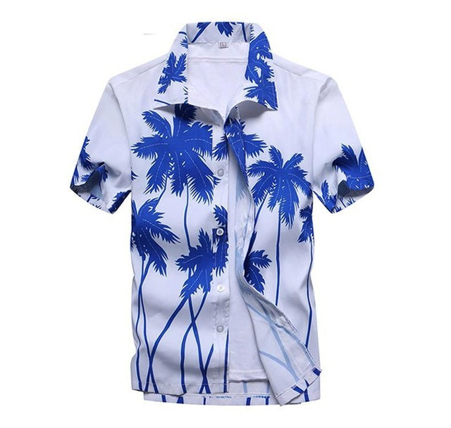 Aloha Shirts Short-sleeved Fashion Chemise Homme Blouse - 𝓢𝓱𝓸𝓹𝓵𝓮𝓬𝔂