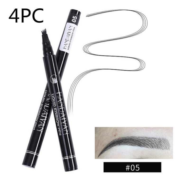 Microblading Eyebrow Pencil Waterproof Fork Tip Tattoo Pen Tinted Fine Sketch Eye Brow Pencils Long Lasting Eyebrows - 𝓢𝓱𝓸𝓹𝓵𝓮𝓬𝔂