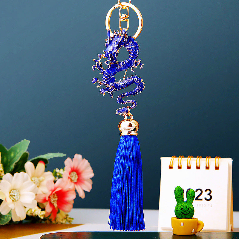 Zhaocai Chinese Loong Car Key Chain - 𝓢𝓱𝓸𝓹𝓵𝓮𝓬𝔂