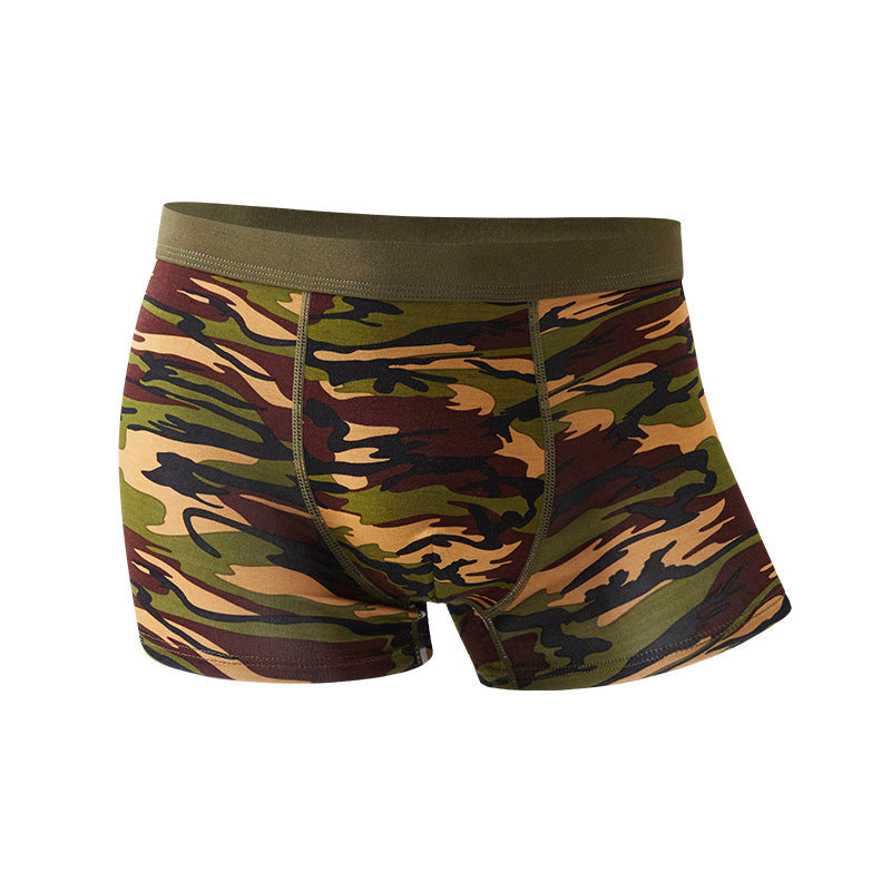 Camouflage Men's Underwear Modal Breathable Boxers Mid-waist Printed Boxers - 𝓢𝓱𝓸𝓹𝓵𝓮𝓬𝔂