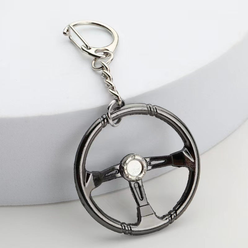 Racing Steering Wheel Cool Modification Car Key Ring - 𝓢𝓱𝓸𝓹𝓵𝓮𝓬𝔂