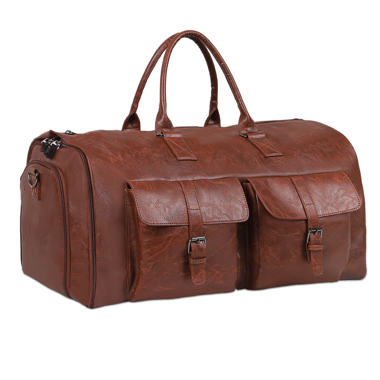 Large Capacity Men's Leather Suit Storage Bag - 𝓢𝓱𝓸𝓹𝓵𝓮𝓬𝔂