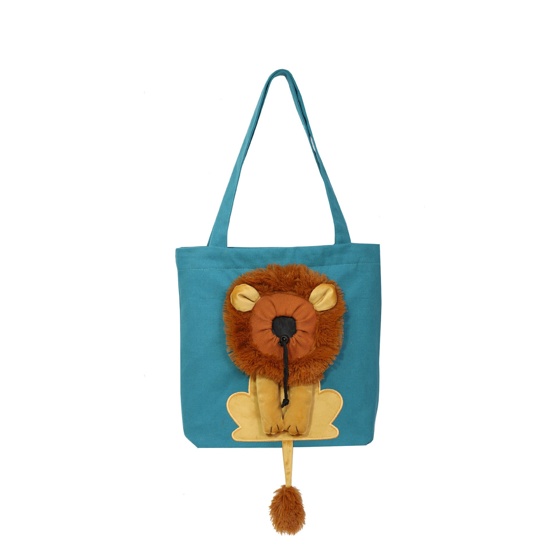 Soft Pet Carriers Lion Design Portable Breathable Bag Cat Dog Carrier Bags Outgoing Travel Pets Handbag With Safety Zippers - 𝓢𝓱𝓸𝓹𝓵𝓮𝓬𝔂
