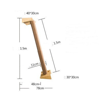 Solid Wood Large Cat Climbing Frame Cat Litter Cat Tree One Cat Shelf - 𝓢𝓱𝓸𝓹𝓵𝓮𝓬𝔂