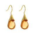 Drop-shaped Inlaid Cat's Eye Earrings Four-color Simple - 𝓢𝓱𝓸𝓹𝓵𝓮𝓬𝔂