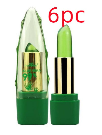Aloe Vera Gel Color Changing Lipstick Gloss  Moisturizer Anti-drying Desalination Fine-grain Lip Blam Care - 𝓢𝓱𝓸𝓹𝓵𝓮𝓬𝔂