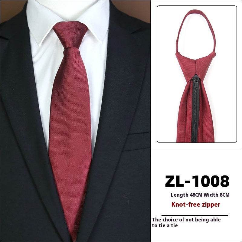 Men's Formal Wear Business Zipper Tie-free - 𝓢𝓱𝓸𝓹𝓵𝓮𝓬𝔂