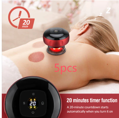 Electric Vacuum Cupping Massage Body Cups Anti-Cellulite Therapy Massager For Body Electric Guasha Scraping Fat Burning Slimming - 𝓢𝓱𝓸𝓹𝓵𝓮𝓬𝔂