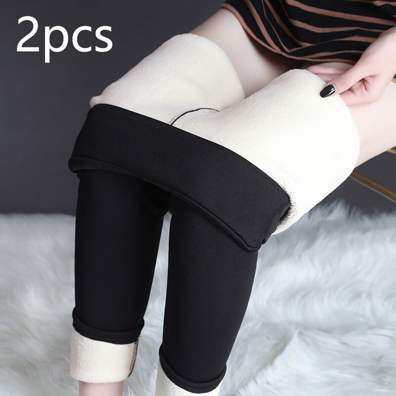 Winter Leggings Warm Thick High Stretch Lamb Cashmere Leggins Skinny Fitness Woman Pants - 𝓢𝓱𝓸𝓹𝓵𝓮𝓬𝔂