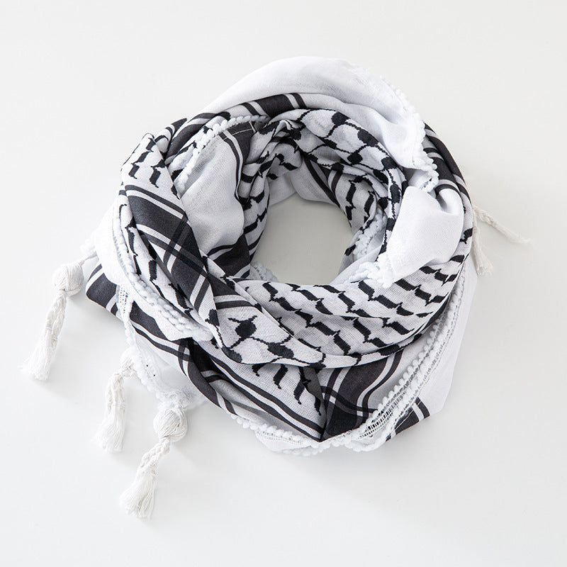 Men's Keffiyeh Jacquard Warp Knitting - 𝓢𝓱𝓸𝓹𝓵𝓮𝓬𝔂