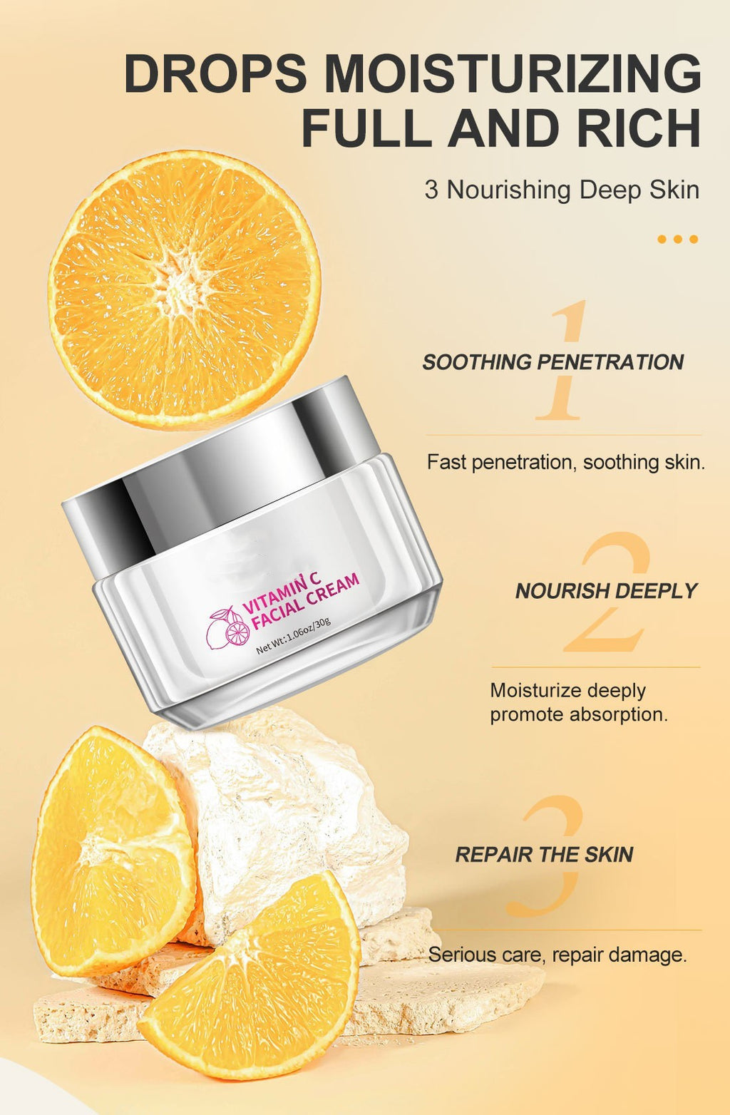 Vitamin C Face Cream Skin Care Products - 𝓢𝓱𝓸𝓹𝓵𝓮𝓬𝔂