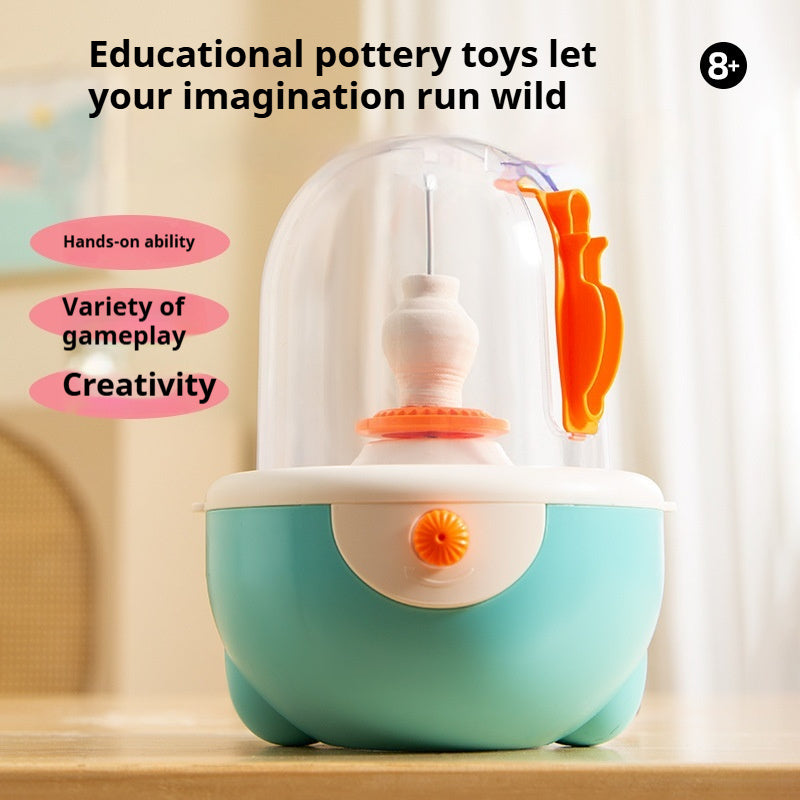Children's Potter's Wheel Electric Clay Turntable Handmade Diy Toy - 𝓢𝓱𝓸𝓹𝓵𝓮𝓬𝔂