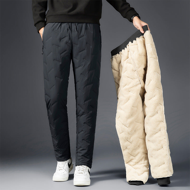 Men's Padded Cotton Trousers With Cashmere - 𝓢𝓱𝓸𝓹𝓵𝓮𝓬𝔂